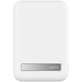 BELKIN BoostCharge Qi2 Magnetic Power Bank, 10000 mAh, Λευκό — Εικών №1