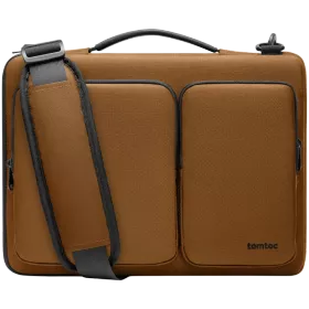TOMTOC Сөмке Defender-A42 Laptop Briefcase  Қоңыр for MacBook Pro 16/Notebook up to 16" — image №1