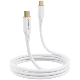Кабель PROOVE Type-C to Type-C 60w (1m) Jelly Silicone — Изображение №1