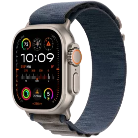 Apple Watch Ultra Series 2 GPS + Cellular, 49millimetr, Natural, Blue Alpine Loop, Medium — Изображение №1