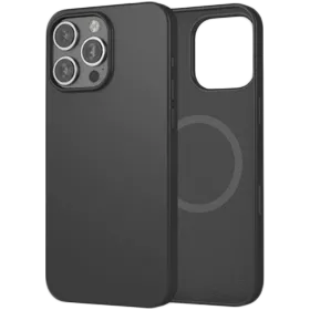 MW Θήκη Silicon case MagSafe με MagSafe, Μαύρος for iPhone 16 Pro Max — Εικών №1