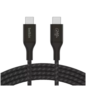 BELKIN Καλώδιο USB-C, 2 μετρητής, Μαύρος — Εικών №1