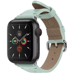 Ремешок кожаный NATIVE UNION Classic для Apple Watch 38/40/41, Синевато-серый — Изображение №1