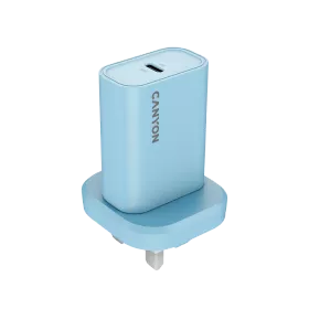 CANYON OnCharge 30CL UK Power Adapter USB-C, 30 W, Blue — Image №1