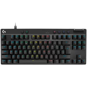 LOGITECH PRO X Gaming Keyboard, Wired, Black, US EN — Image №1