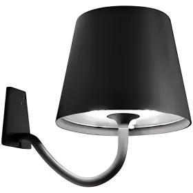 ZAFFERANO POLDINA WALL LAMP 110x140x157mm. MATT DARK GRAY 2.2W LED 185/203 lm. — Image №1