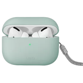 Чехол UNIQ LINO  Mint Green для AirPods Pro (Gen2) — Изображение №1