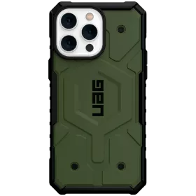 Защитный чехол UAG Pathfinder с MagSafe Оливковый для iPhone 14 Pro — Изображение №1