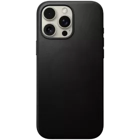 Чохол NOMAD Modern Leather with MagSafe Чорний для iPhone 16 Pro Max — Зображення №1
