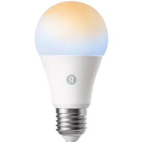 YANDEX  Умные LED лампы YNDX-00551 Светодиодная лампа, E27 shape, 9 Вт, AC 220 В, 806 люмен, Ra>80, 15000 ч — Изображение №1