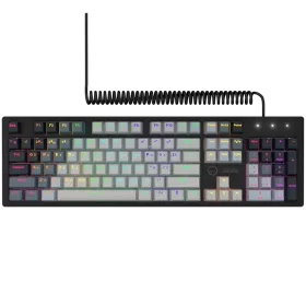 Игровая клавиатура проводная LORGAR Azar 514 RGB Wired White (LRG-GK514W-UA) — Изображение №1