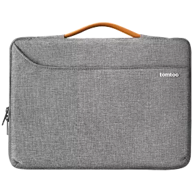 TOMTOC Сөмке Defender-A22 Laptop Briefcase  Сұр for MacBook Pro 16/Notebook up to 16" — image №1