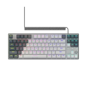 LORGAR Azar 514 TKL Gaming Keyboard, Wired, White, EN — Image №1