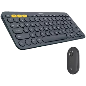 Комплект беспроводной LOGITECH Pebble 2 Combo Tonal Graphite (L920-012239) — Изображение №1