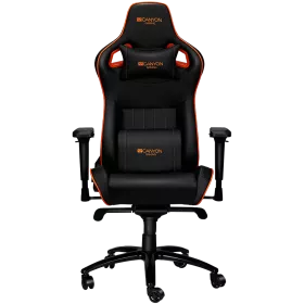 Игровое кресло CANYON Corax GС-5, Чёрный/Оранжевый — Изображение №1