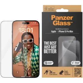 Захисне скло PanzerGlass для iPhone 15 Pro Max — Зображення №1