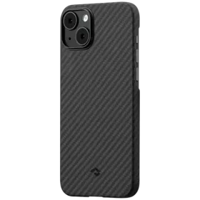 Чехол PITAKA MagEZ Case 3 с MagSafe Чёрный/Серый для iPhone 14 Plus — Изображение №1