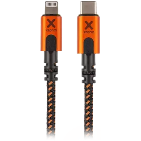 XTORM Lightning Cable, 1.5 m, Black/Orange — Image №1