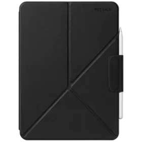 PITAKA Чехол Smart Folio MagEZ Folio 2  Чёрный для iPad mini (A17 Pro)/(6-го поколения) — Изображение №1