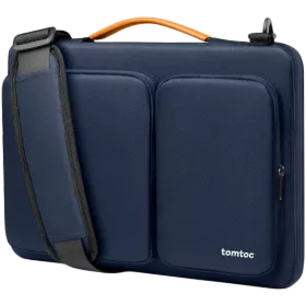 TOMTOC Сөмке Defender-A42 Laptop Briefcase  Navy Blue for MacBook Air 15.3/MacBook Pro 15/Notebook up to 15.6" — image №1