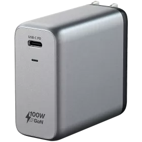 SATECHI Power Adapter USB-C, 100 W, Space Gray — Image №1