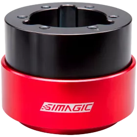 SIMAGIC QR50 Quick Release Base, Black/Red — Image №1
