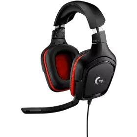 Headset LOGITECH G332 with Microphone, Black/Red — Изображение №1