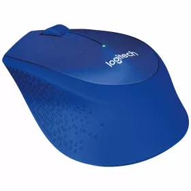 Мышь LOGITECH M330 Silent Plus Blue (L910-004910) — Изображение №1