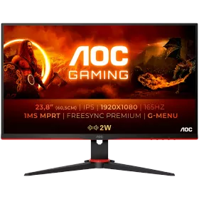AOC Monitor LCD (23.8", 1920x1080, IPS) Black/Red — Image №1