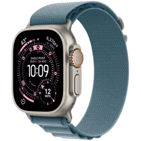 Apple Watch Ultra 3, 49mm, Natural, Light Blue Alpine Loop, Large — Image №1