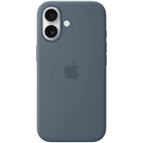 APPLE Silicone Case with MagSafe, Anchor Blue for iPhone 17 — Image №1