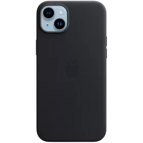 Чехол APPLE Leather Case с MagSafe Тёмная ночь для iPhone 14 Plus — Изображение №1