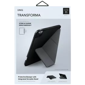 UNIQ Чехол-книга Transforma  Чёрный для iPad Pro 11 дюймов (3-го поколения) — image №1