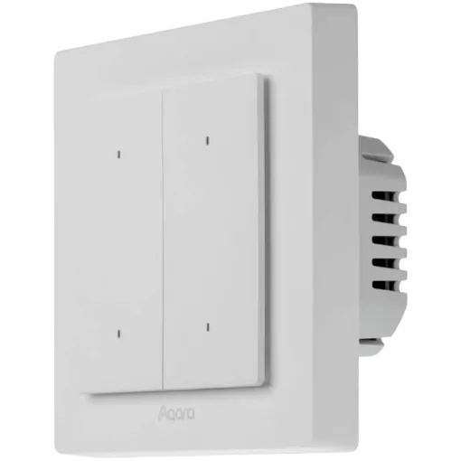 AQARA WS-K08D Smart Light Switch, Bluetooth, Dark Gray — Image №2