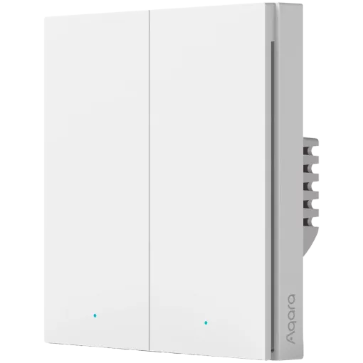 AQARA Smart Wall Switch H1 (no neutral, double rocker) for Sockets — Image №1