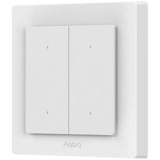 AQARA WS-K08D Smart Light Switch, Bluetooth, Dark Gray — Image №1