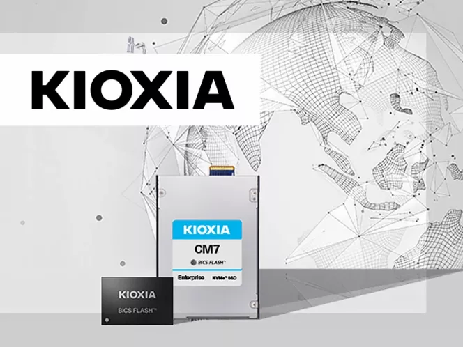 Kioxia flash memory and SSDs