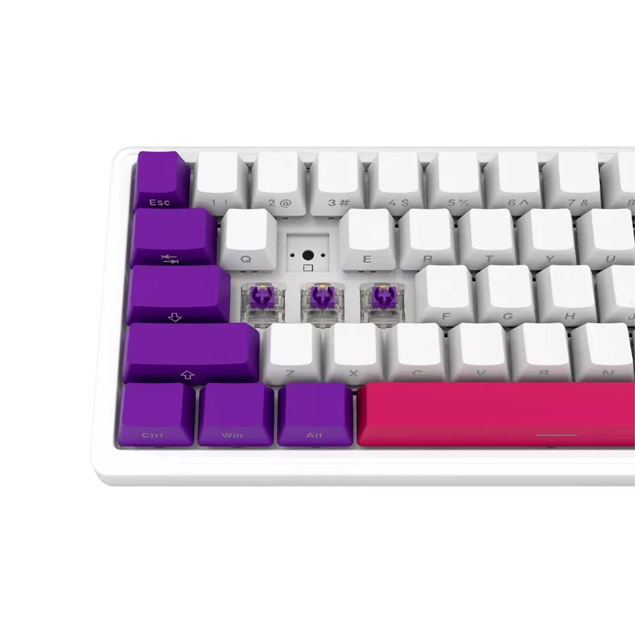 LORGAR KBP70MW Gaming Keyboard, Wireless, White, EN — Image №8