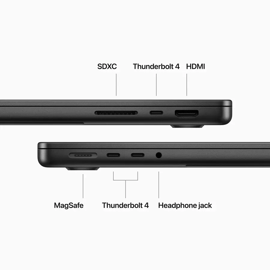 MacBook Pro 14.2"  M3 Pro (12C CPU/18C GPU), 18 GB, 1 TB, Space Black — Image №6