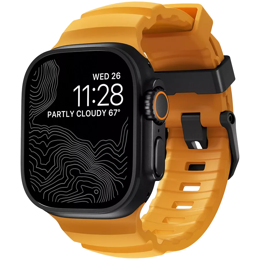Ремінець NOMAD Rocky Point Band Black Titanium Hardware Sol за Apple Watch 46/49 mm — Зображення №1