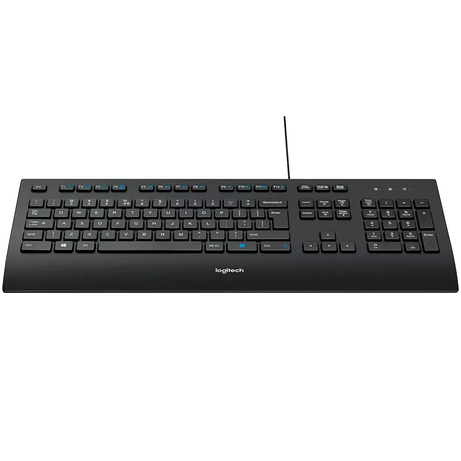 LOGITECH K280e Πληκτρολόγιο, Ενσύρματο, Μαύρος, Ρωσικά — Εικών №1