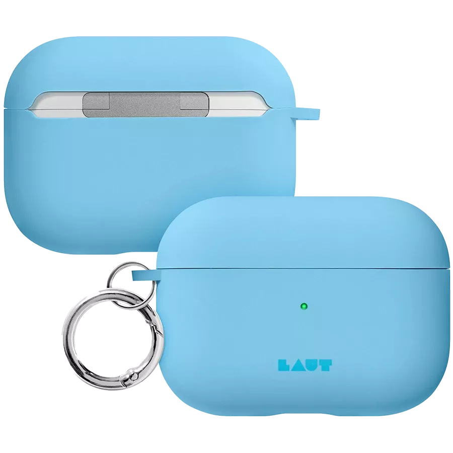 Чохол LAUT HUEX PASTELS  Baby Blue для AirPods Pro/AirPods Pro (Gen2) — Зображення №1