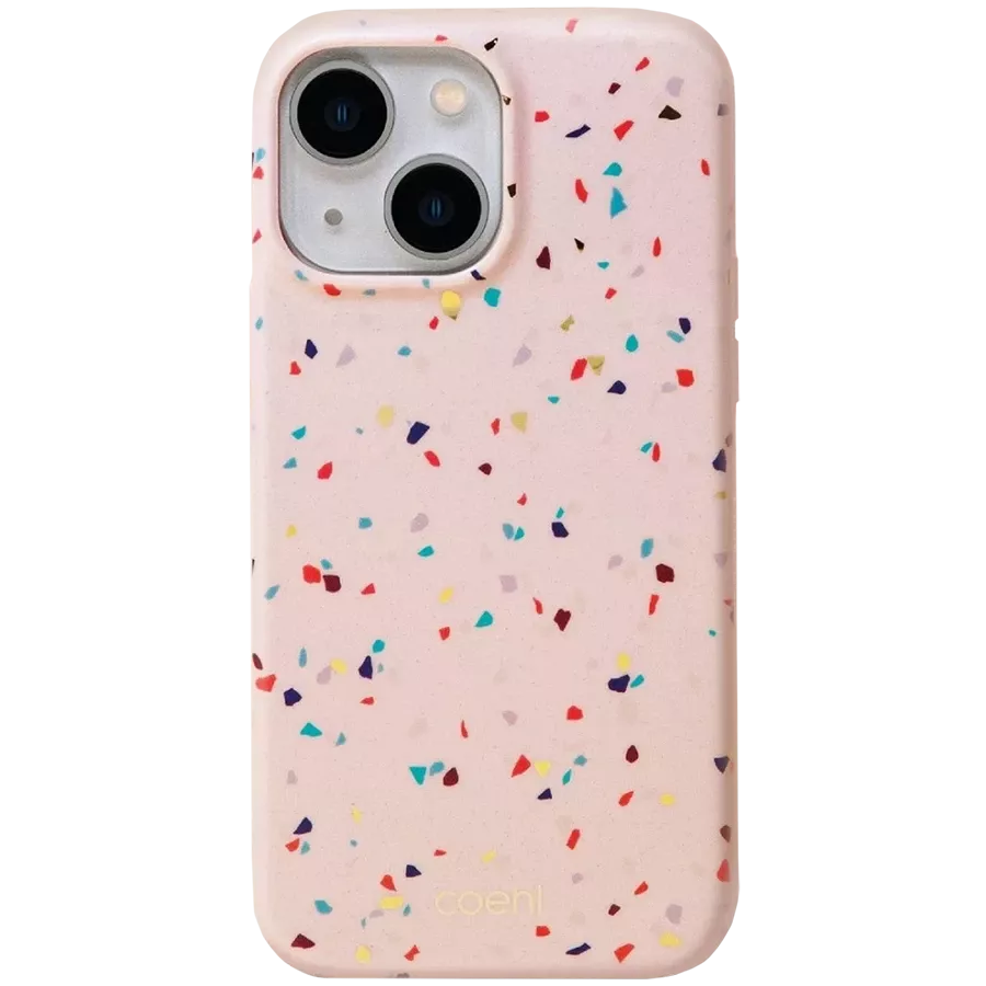 UNIQ Case Coehl Terrazzo , Blush Pink for iPhone 13 — Image №1
