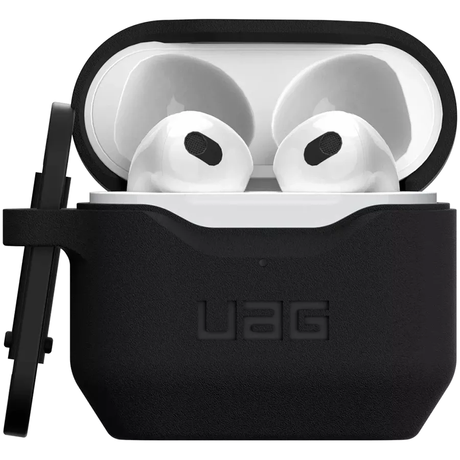 UAG Protective Case Standard Issue Silicone Case , Black for AirPods (Gen3) — Image №2