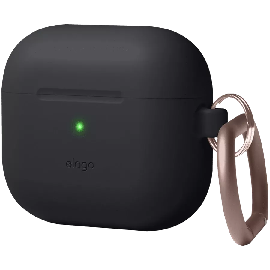 Чехол ELAGO Hang  Чёрный для AirPods (Gen3) — Изображение №1
