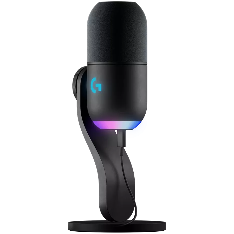 Микрофон LOGITECH Yeti GX Dynamic RGB Gaming Mic with Lightsync Black (L988-000569) — Изображение №2