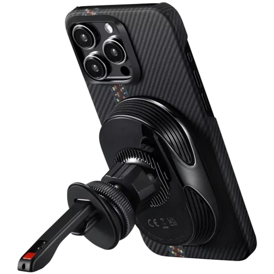Автомобильное крепление с беспроводной зарядкой PITAKA MagEZ Car Mount Pro 2 — Изображение №2
