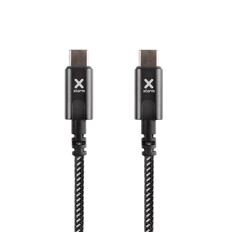 XTORM Καλώδιο USB-C, 1 μετρητής, Νουάρ — Εικών №1