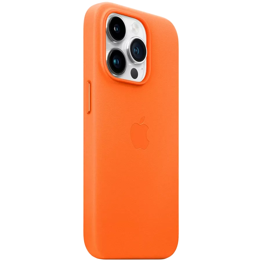 APPLE Leather Case with MagSafe Orange for iPhone 14 Pro — Image №2