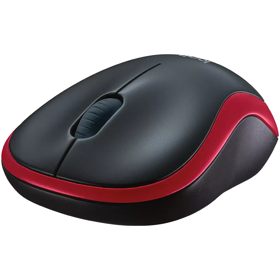 Мышь LOGITECH M185 беспроводная USB Red (L910-002240) — Изображение №3